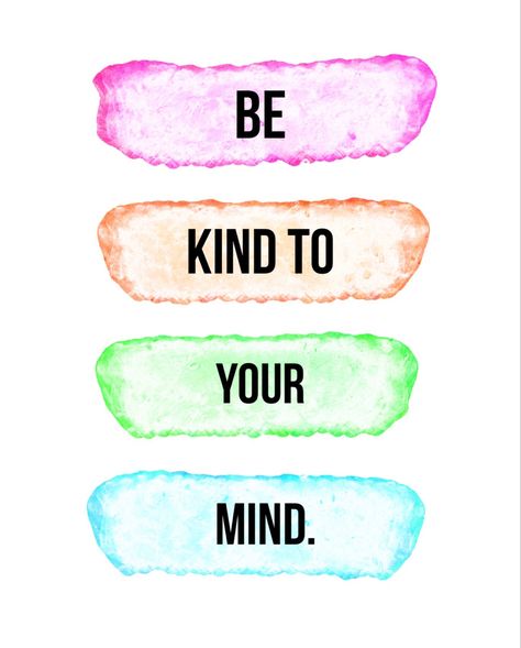 Therapy Sayings, Be Kind To Your Mind, Mental And Emotional Health, Be Kind To Yourself, Emotional Health, Be Kind, Favorite Quotes, Mindfulness, Health