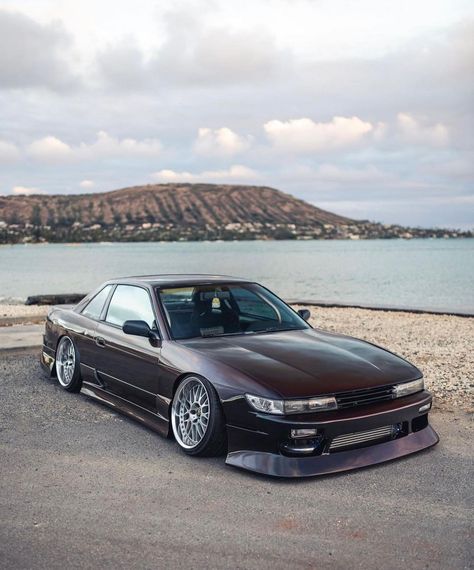 S13 Coupe, Nissan 240sx S13, Nissan Silvia S13, S13 Silvia, 240sx S13, Silvia S13, Stance Cars, Aesthetic Car, Nissan 240sx