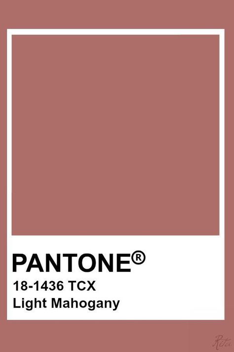 This dusty rose color has a dark value and a small chroma. It is not an intense color. The hue is red leaning towards orange, with some black to darken the color. Pantone Tcx, Pantone Color Chart, Pantone Swatches, Pantone Palette, Pantone Colour Palettes, Color Chip, Color Inspo, Colour Board, Colour Schemes