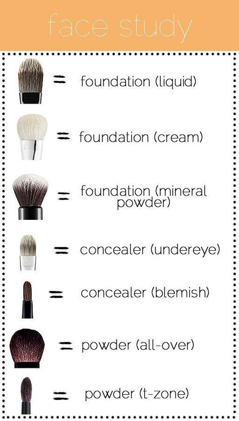 Because after 22 years of life I still don't know how to apply makeup correctly. Types Of Makeup Brushes, Zombie Make Up, Make Up Guide, Kuas Makeup, Teknik Makeup, Make Up Diy, Brush Guide, Dag Make Up, Alat Makeup