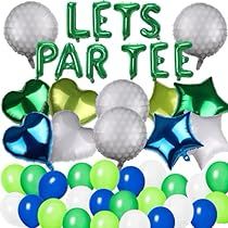 Golf 1st Birthday Party, Golf 1st Birthday, Ball Balloons, Golf First Birthday, Golf Party Decorations, First Birthday Balloons, Birthday Decorations For Men, Golf Birthday Party, Sports Theme Birthday