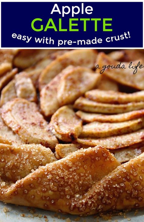 Apple Pie Gillette, Apple Galette Easy, Apple Cinnamon Galette, Apple And Pear Galette, Canned Apple Pie Filling Galette, Pie Crust Apple Dessert, Rustic Apple Pie Recipe, Apple Gallette Recipe Ina Garten, Apple Galette With Pillsbury Pie Crust