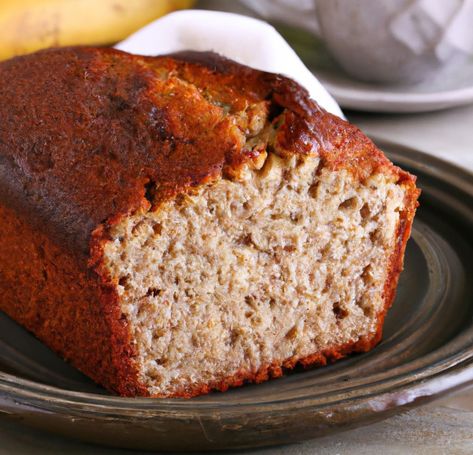 Food Processor Bread, Food Processor Banana Bread, Banana Bread Recipe No Baking Powder, Banana Bread No Baking Powder, Best Rated Banana Bread Recipe, Top Rated Banana Bread Recipe, Cuisinart Food Processor, Cake Rack, Cooking Measurements