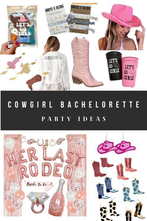 Cute Cowgirl Bachelorette Party Ideas for Western Country Girl Country And Western Hen Party, Country Hens Party, Horse Themed Bachelorette Party, Cow Girl Hen Party, Cow Girl Bachelorette Party Ideas, Country Hens Party Ideas, Batchloret Party Ideas Cowgirl, Country Bachelorette Party Ideas, Bachelorette Party Ideas Cowgirl