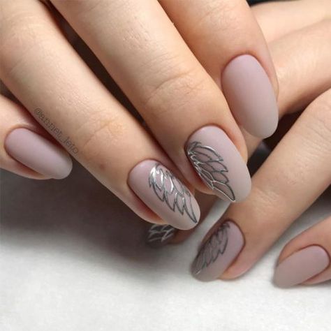 Unique Acrylic Nail Designs To Make Your Look Unforgettable ★ Angel Wing Nails, Wing Nails, Unique Acrylic Nail Designs, Acrylic Nails Natural, Unique Nail Art, Nails Polish, Unique Acrylic Nails, Acrylic Nail Art, Simple Nail Designs