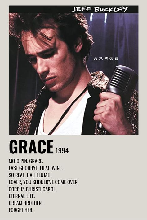 Jeff Buckley Grace, Alt Posters, Minimalist Music, Collage Mural, Rock Band Posters, Music Poster Ideas, School Of Rock, Jeff Buckley, Deco Poster