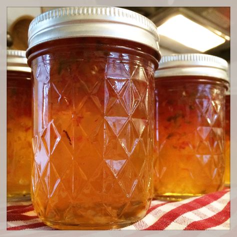 Habanero Hellfire Hot Pepper Jelly Recipe | One tomato, two tomato Hot Pepper And Fruit Jelly Recipe, Habenero Jelly Pineapple, Habanero Pepper Jelly, Habanero Gold Pepper Jelly, Apple Hot Pepper Jelly, Over Fried Chicken, Habanero Jelly, Habanero Recipes, Fried Chicken Livers