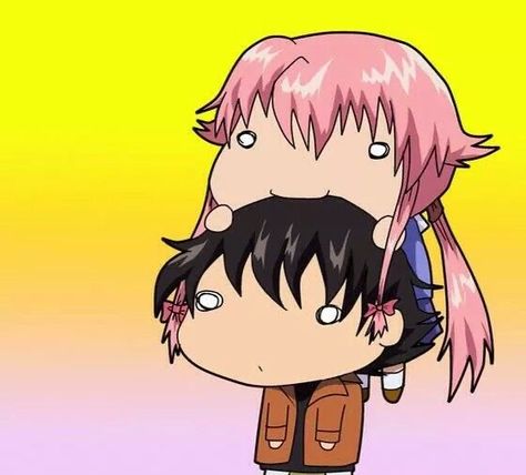 Future Diary, Yuno Gasai, My Mouth, Anime, Pink