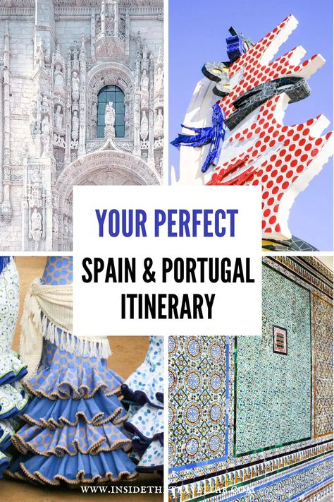 This Spain and Portugal itinerary takes you through the Iberian Peninsula, showing you what to do in Spain and Portugal, where to stay and how to get from place to place. It's the perfect travel guide for Portugal and Spain together. Galapagos Islands Travel, Portugal Itinerary, Portugal Vacation, Spain Itinerary, Itinerary Planner, Portugal Travel Guide, Iberian Peninsula, Spain Portugal, Northern Spain