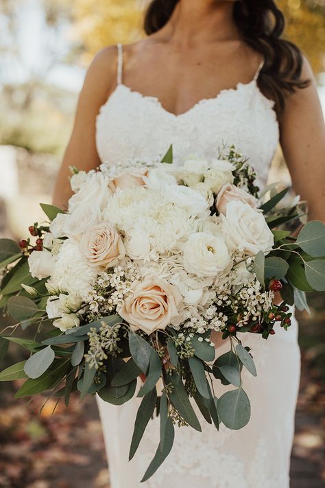 Burgundy Fall Wedding, Sophisticated Farmhouse, Fall Bridal Bouquet, Neutral Flowers, Mauve Wedding, Brewery Wedding, Bridal Bouquet Fall, Gown White, Wedding Favors Fall