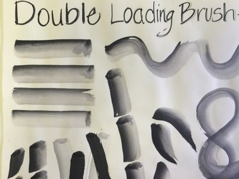 Double load brush 2 value sumi-e strokes painting lesson Sumi E Painting Tutorials, Art Room Rules, Art Lesson Ideas, Strokes Painting, Multicultural Art, Art Unit, Lavender Paint, Japanese Ink Painting, Painting Lesson