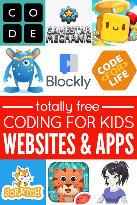 Free Typing Programs For Kids, Free Coding Websites, Coding And Robotics, Free Educational Apps For Kids, Technology Activities For Kids, Homeschool Coding, Free Learning Apps, Free Educational Websites, Makerspace Elementary