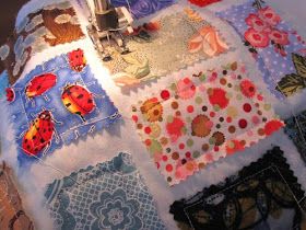 Ticker tape quilt tutorial ~~ deeroo designs: Round 9 of the Old Red Barn Quilt Along....Together at Last!:) Ticker Tape Quilt Tutorial, Ticker Tape Quilt, Crumb Quilts, Crumb Quilt, Shirt Quilts, Heather Ross, Quilt Sewing Patterns, Scrap Ideas, Quilt Tutorial