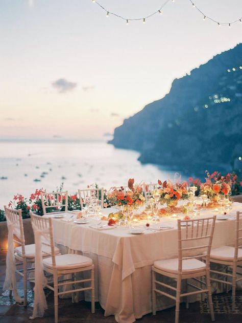 A Positano Wedding That The Bride Literally Dreamed About Turned Into A Reality! Positano Wedding, Italian Wedding Venues, Destination Wedding Italy, Getting Married In Italy, Mediterranean Wedding, Amalfi Coast Wedding, European Wedding, Destination Wedding Inspiration, Wedding Abroad