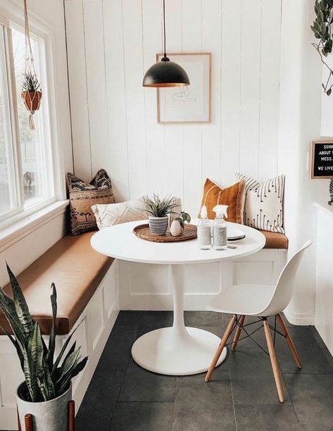 Built In Banquette Seating, Nook Table, Built In Banquette, Induce Labor, Banquette Seating, Kitchen Nook, Post Baby, Instagram Baby, Dining Nook