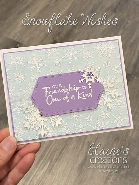 Stampin Up Snowflake Sky Embossing Folder, Poinsettia Wreath, Snowflake Cards, Embossing Machine, Garland Christmas, Stampin Up Christmas, Card Christmas, Fun Fold Cards, Christmas Snow