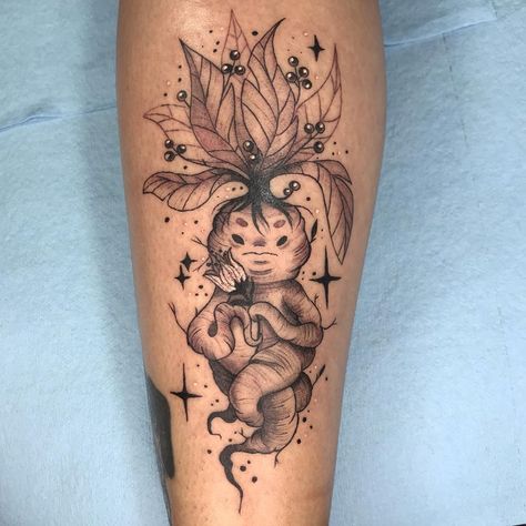 Mandrake Tattoo, Pop Culture Tattoos, Tattoo Zone, Culture Tattoos, Hp Tattoo, Tattoos Inspo, Harry Potter Tattoos, Sleeves Ideas, Nail Tattoo