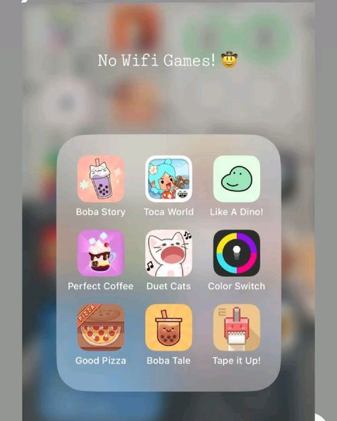 Fun No Wifi Games, Wifi Free Games, No Internet Games, Creepy Theories, Aesthetic Apps Games, No Wifi Games, Kawaii App, The Best Wallpapers, Kids Picnic