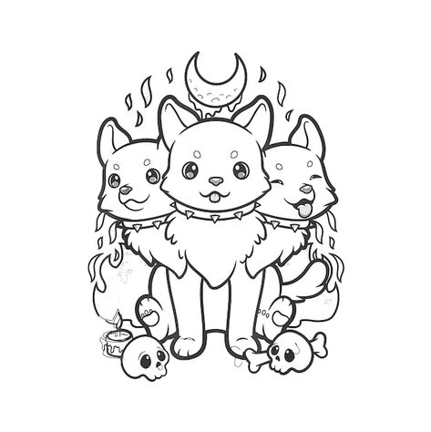 Vector pastel goth coloring page and whi... | Premium Vector #Freepik #vector #pastel Vector Coloring Pages, Goth Coloring Pages, Tree Frog Tattoos, Witch Coloring Pages, Cat Dark, Abstract Coloring Pages, Valentine Coloring Pages, Hello Kitty Coloring, Pattern Coloring Pages