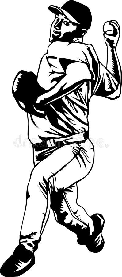 Black and white pitcher player. A black and white illustration of a baseball pit #Sponsored , #affiliate, #AD, #white, #player, #baseball, #pitcher Baseball Pitcher Drawing, Tats Ideas, Ball Illustration, Baseball Vector, Baseball Pitcher, White Pitcher, Poster Design Inspiration, Wood Burning Art, White Illustration