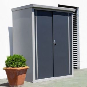 Balcony Storage, Outdoor Laundry Rooms, Shed Shelving, Garden Day Bed, Outdoor Storage Solutions, Aluminium Garden Furniture, Lean To Shed, Shed Sizes, Metal Storage Sheds