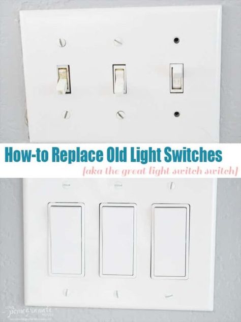 Home Improvement Hacks, Architecture Renovation, Thrifty Thursday, Old Lights, This Old House, Light Switches, Diy And Home Improvement, Budget Planer, Up House