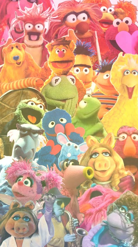 Sesame Street Snuffleupagus, The Muppets Wallpaper, Muppet Wallpaper, Muppets Wallpaper, Hipster Phone Wallpaper, Muppets Funny, The Rainbow Connection, Muppet Christmas, Sesame Street Muppets