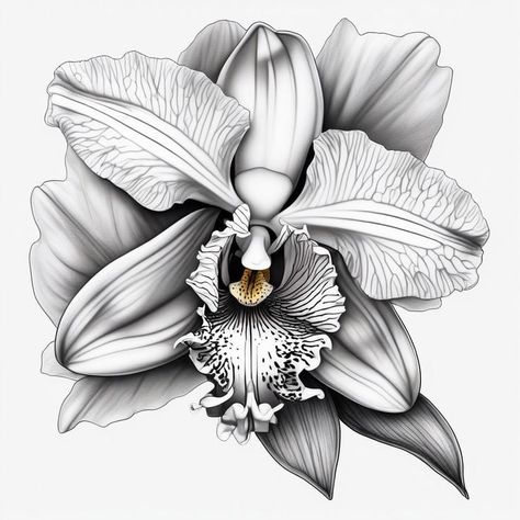 Cattleya Orchid Tattoo, Orchid Cattleya, Orchid Drawing, Flor Tattoo, Orchid Tattoo, Anchor Tattoos, Cattleya Orchid, Tattoo Prices, 2160x3840 Wallpaper