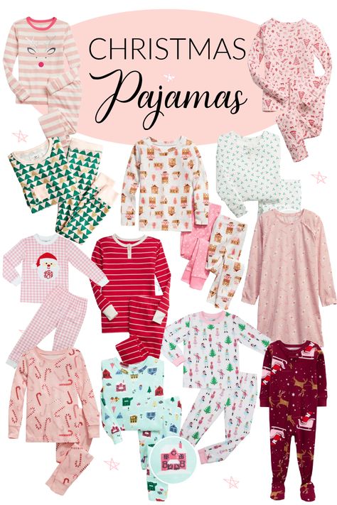 Looking for cute pjs for Christmas? I've got you covered with this list! Click through to read the post. #christmas #pajamas #pjs #girls Girls Christmas Pjs, Diy Name Tags, Toddler Christmas Pajamas, Kids Christmas Pjs, Pajamas For Girls, Girls Christmas Pajamas, Christmas Pajamas Kids, Christmas Pj, Cute Pjs