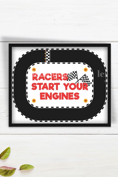 Race Car Party Decorations, Two Fast Birthday, Cars Theme Birthday Party, Car Party, Reunion Ideas, Race Car Party, Pinewood Derby, Race Car Birthday, Party Finger Foods