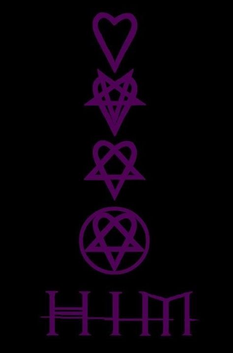 Heartagram Tattoo, Collage Board, Gothic Tattoo, Gothic Fonts, Band Wallpapers, Ville Valo, Graphic Design Fonts, Vintage Typography, Ethereal Art