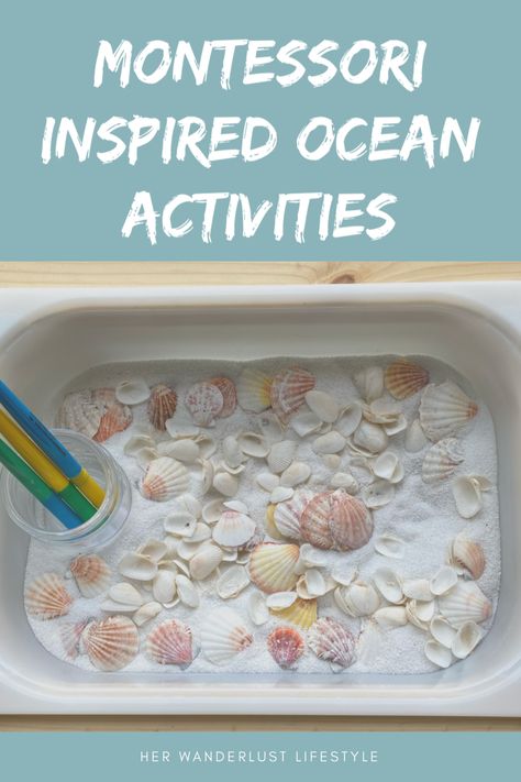 Ocean Activities Preschool, Ocean Lesson Plans, Ocean Words, Toddler Fine Motor Activities, Ocean Classroom, Ocean Unit, Ocean Activities, Pre K Activities, Theme Activity