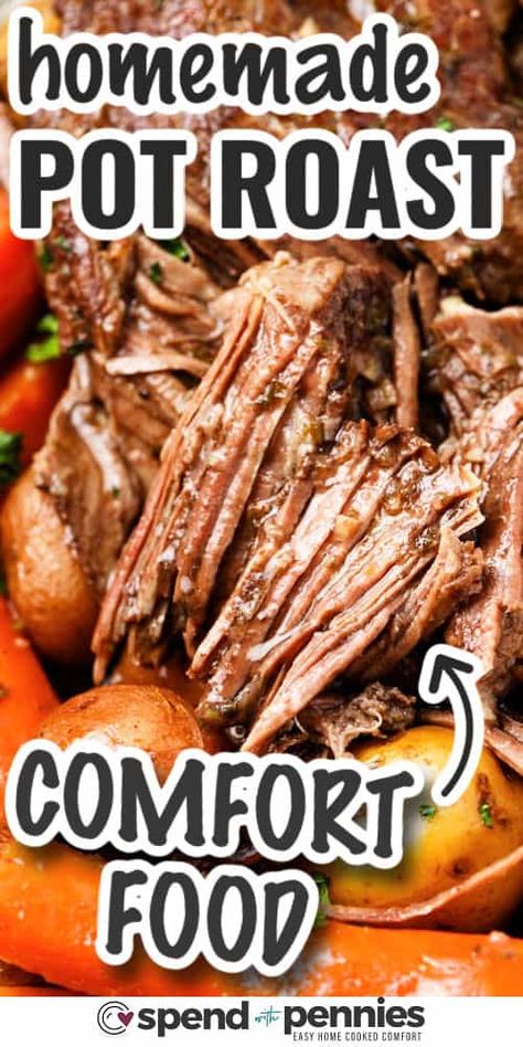 Pot Roast Recipe Beef Roast In Crock Pot Recipes, Ideas For Roast Meat, Pot Roast In Oven Bag, Bone In Pot Roast, The Best Pot Roast Ever Crockpot, Angus Roast Recipes, Roast Pressure Cooker Recipes, Easy Pot Roast Recipe, Potroast Crockpot Crock Pot Roast