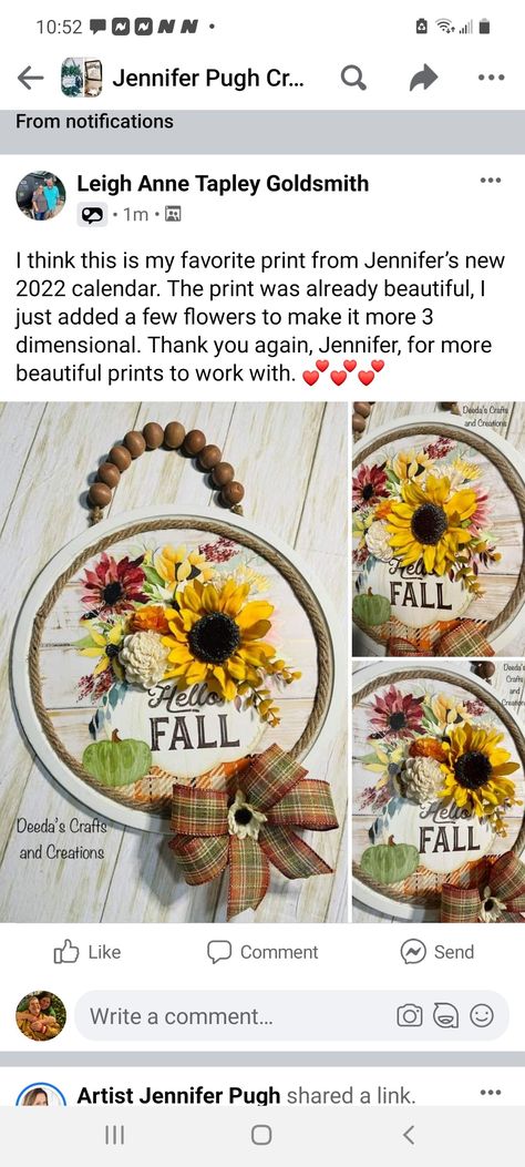 Jennifer Pugh Crafts, Jennifer Pugh, Tree Craft, Dollar Tree Crafts, Hello Autumn, Fall Crafts, Dollar Tree, Projects To Try, Craft Ideas