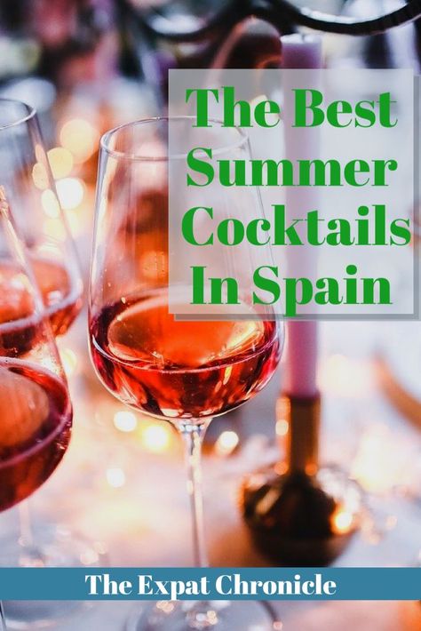 Spanish Cocktail, Spanish Cocktails, Popular Mixed Drinks, Best Summer Cocktails, Trip To Spain, Cocktails To Try, Beach Dinner, Cocktail Serving, Lemon Drink