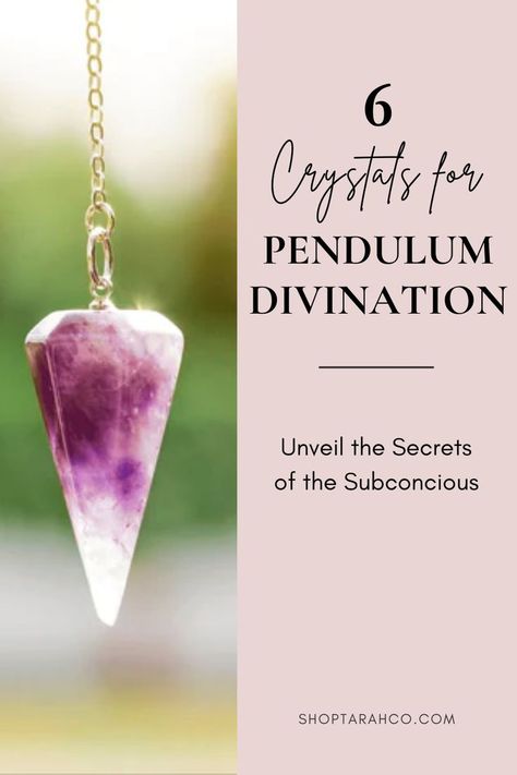 Want to delve deeper into the art of pendulum divination? Discover the best crystals to enhance your practice, boost accuracy, and gain mystical insights. #BestCrystalsForPendulumDivination #Pendulum #Divination Pendulum Divination, Best Crystals, Crystal Pendulum, Gemstone Meanings, Healing Stones, Crystal Healing, The Secret, Healing, Good Things