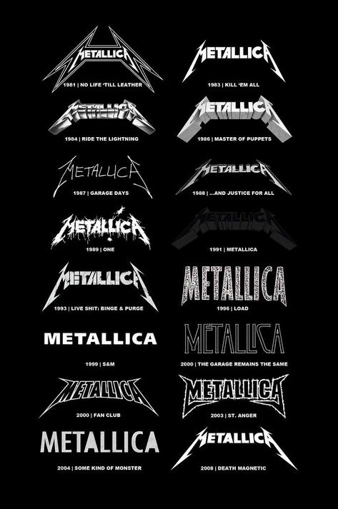 MetallicA logo - the most recognizable metal logo ever existed? - MetalheadCommunity.com Metallica M Tattoo, Metallica Tattoo Ideas, Metallica Logo Design, Metallica Nails, Metallica Drawing, Metallica Font, Metallica Design, Metallica Poster, Metallica Tattoo