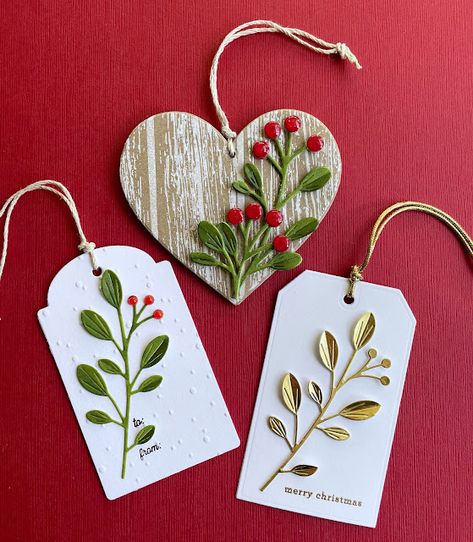 Gift Label Ideas, Labels Ideas, Christmas Tags Handmade, Christmas Gift Tags Handmade, Ornament Tags, Be With Me, Me And My Family, Gift Tags Diy, Handmade Gift Tags