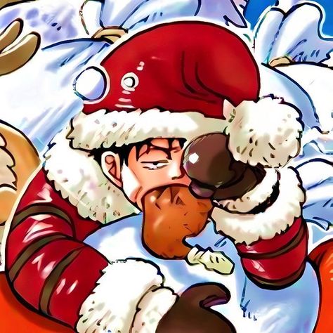 One Piece Photos, Colored Manga, Anime Christmas, Zoro One Piece, One Piece Drawing, One Piece Pictures, Christmas Icons, Manga Icons, One Piece Fanart