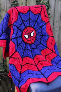 Ravelry: superhoop's Eli's spidey blanket Spidey And His Amazing Friends Crochet, Crochet Spiderman Blanket, Spider Man Crochet, Crochet Spider Man, Friends Crochet Pattern, Spiderman Hat, Spiderman Blanket, Friends Crochet, Spidey And His Amazing Friends