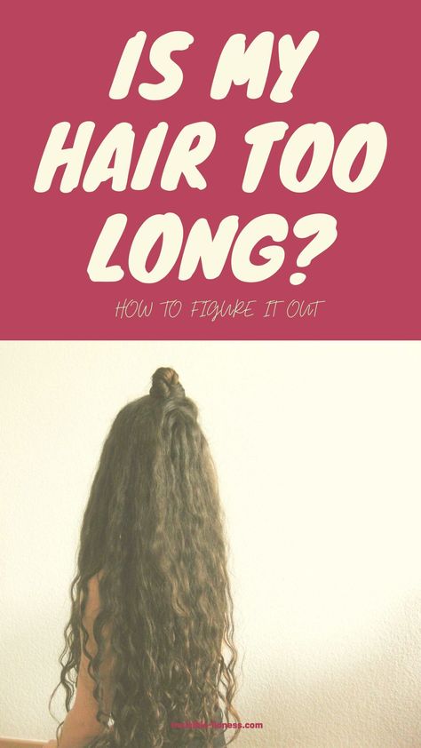 "Is my hair too long? How to figure it out" written over an image of a woman with very long curly hair Hip Length Hair, Long Hair Problems, Long Messy Hair, Long Fine Hair, Messy Curly Hair, Long Hair Care, Curly Hair Care Routine, Fine Curly Hair, Waist Length Hair