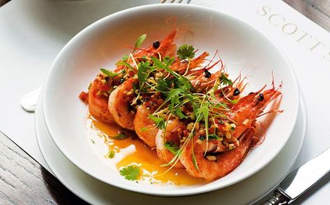 Tiger Prawn Recipe, Starters Ideas, Prawn Starters, Grilled Jumbo Shrimp, Tiger Prawn, Tiger Prawns, Grilled Prawns, Green Mango, Prawn Recipes