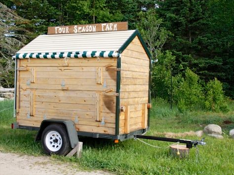 Three fold-up Farmstand ideas - Milkwood - Courses + Skills for ... Farmstand Ideas, Farm Cart, Popcorn Stand, Farmers Market Display, Vegetable Stand, Flower Farming, Farm Visit, Market Stands, Urban Gardens