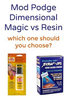 Mod Podge Dimensional Magic vs resin - which one should you pick? Find out the differences and what projects we recommend using for each. via @modpodgerocks Homemade Mod Podge, Mod Podge Dimensional Magic, Mod Melts, Mod Podge Projects, Mod Podge Crafts, Modge Podge, Unique Crafts, Crafty Projects, Mod Podge