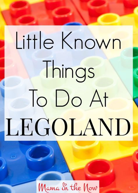 Little known things to do at LEGOLAND. Two LEGOLAND insiders gave me the scoop on the hidden gems within the park. Tips, tricks and awesome fun things to do in the LEGOLAND parks. Legoland California, Legoland Florida, Lego Land, Orlando Travel, In The Now, Orlando Vacation, Family Travel Destinations, Florida Vacation, Florida Travel