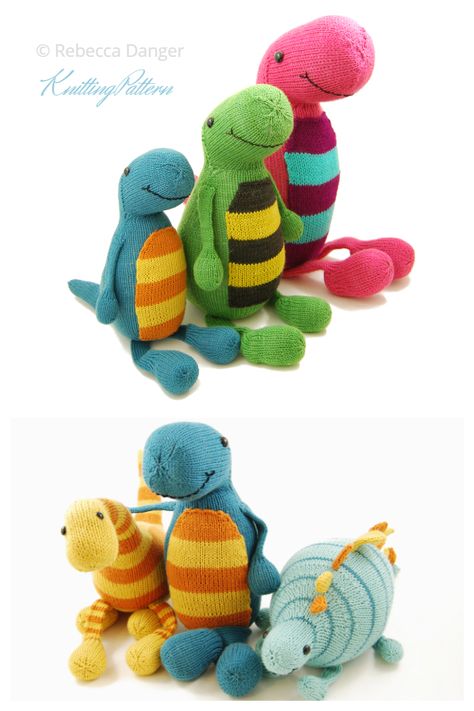 Knit Toy Dinosaur Free Knitting Patterns & Paid - Knitting Pattern T Rex Knitting Pattern Free, Knitted Dinosaur Pattern, Knitted Baby Toys, Bear Hat Pattern, Easy Baby Knitting Patterns, Baby Hat Knitting Patterns Free, Dinosaur Jr, Tap Dancing, Knitted Toys Free Patterns