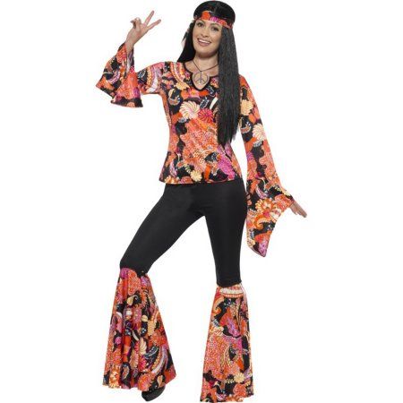 Hippy Fancy Dress, Fantasia Plus Size, Hippy Costume, Mode Disco, 1970s Costume, Ladies Fancy Dress, Stile Boho Chic, Moda Hippie, Plus Size Costume