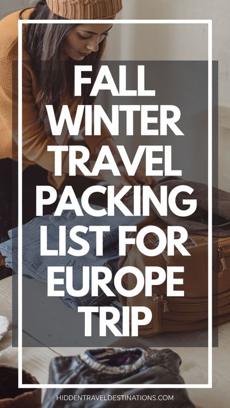 A fall winter travel packing list for a Europe trip that covers all your essentials and keeps you stylish on the go. From comfy travel outfits winter to a travel essentials checklist, this guide ensures you’re prepared for any adventure, perfectly matching the Europe travel aesthetic winter. Comfy Travel Outfit Winter, Winter Travel Packing List, Winter Trip Packing List, Europe Travel Packing List, Winter Travel Packing, International Travel Checklist, Europe Travel Packing, Travel Packing List, Essentials Checklist