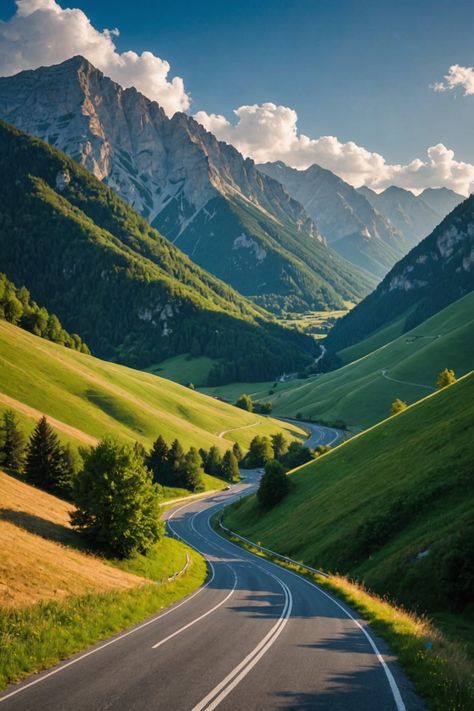 The Most Scenic Road Trips in Slovakia You Need to Take! Landscape Ideas Mountain, Mountains In Summer, Slovakia Mountains, Bojnice Castle, Mountain Drive, Mountain Scape, High Tatras, Road Pictures, Tatra Mountains