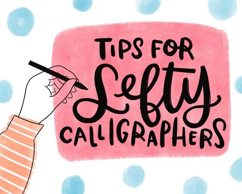 Left-handed? It’s your day! To celebrate, 3 of the very most talented calligraphers out there — who also happen to be left-handed — are sharing their best tips for fellow southpaw calligraphers. If you’re a lefty, you don’t want to miss this one! Basic Calligraphy Strokes, Left Handed Calligraphy, Best Brush Pens, Calligraphy Tips, How To Do Calligraphy, Tombow Fudenosuke, Calligraphy For Beginners, Calligraphy Alphabet, Brush Calligraphy